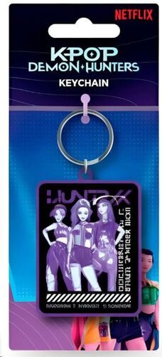 KPOP DEMON HUNTERS LLAVERO PVC HUNTRIX GROUP