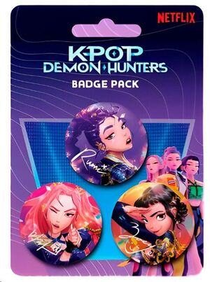 KPOP DEMON HUNTERS PACK 3 CHAPAS