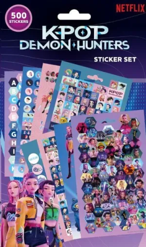 KPOP DEMON HUNTERS PEGATINA PACK (500)