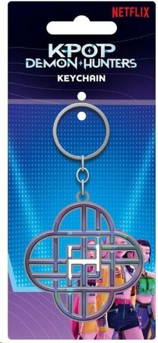 KPOP DEMON HUNTERS LLAVERO METÁLICO HUNTRIX