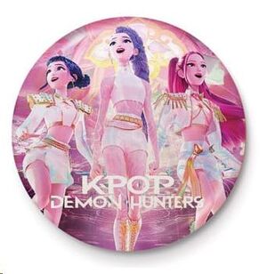KPOP DEMON HUNTER CHAPA DE CAZADORES DE DEMONIOS