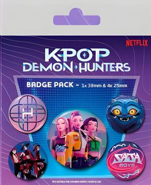 LAS GUERRERAS K-POP PACK 5 CHAPAS