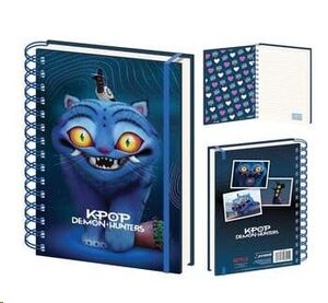 KPOP DEMON HUNTERS LIBRETA A5 WIRO 3D DERPY TIGER