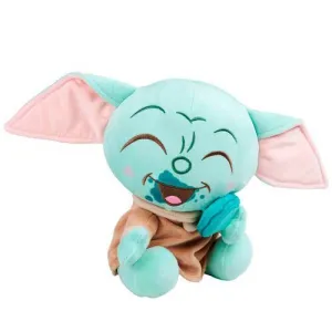STAR WARS THE MANDALORIAN Y GROGU PELUCHE 25CM GROGU CON MACAROON