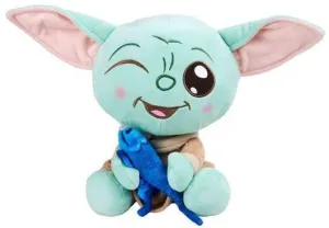 STAR WARS THE MANDALORIAN Y GROGU PELUCHE 25CM GROGU CON LAGARTIJA