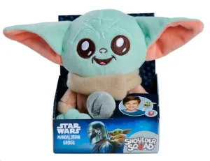 STAR WARS THE MANDALORIAN Y GROGU PELUCHE PARA HOMBRO 12 CM GROGU