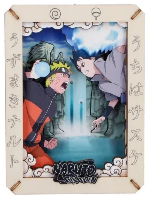 NARUTO MAQUETA WOODEN THEATRE THE FINAL VALLEY (MEDIUM) 14 CM