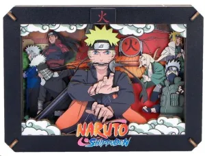 NARUTO MAQUETA WOODEN THEATRE HOKAGE (MEDIUM) 10 CM