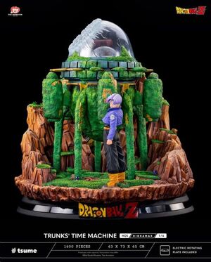 DRAGON BALL Z ESTATUA 1/6 HQS DIORAMAX TRUNKS' TIME MACHINE