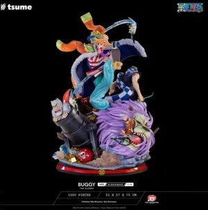ONE PIECE ESTATUA 1/4 HQS DIORAMAX BUGGY EL PAYASO