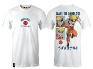 NARUTO CAMISETA BLANCA NARUTO UZUMAKI XL