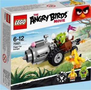 LEGO ANGRY BIRDS FUGA EN EL AUTO DE LOS CERDOS                             