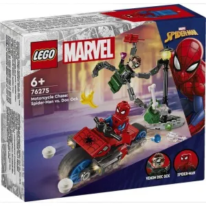 LEGO MARVEL PERSECUCION EN MOTO SPIDER MAN VS DOC OCK