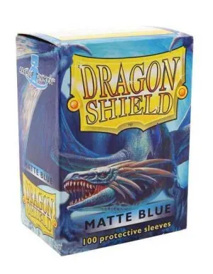FUNDAS CARTAS DRAGON SHIELD ESTANDAR MATTE-AZUL (100)                      