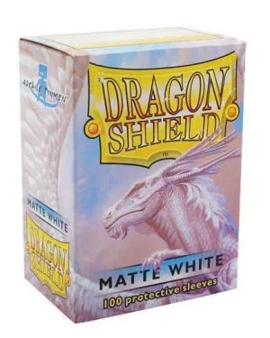 FUNDAS CARTAS DRAGON SHIELD ESTANDAR MATTE-BLANCO (100) FUNDAS CARTAS DRAGON SHIELD ESTANDAR MATTE-BLANCO (100)