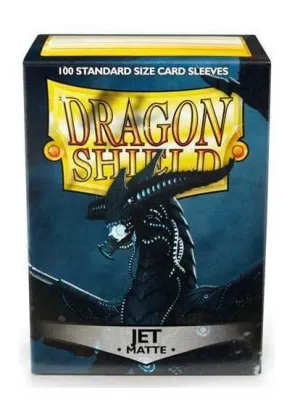 FUNDAS CARTAS DRAGON SHIELD ESTANDAR MATTE-JET (100)                       