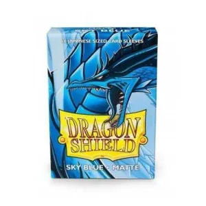 FUNDAS CARTAS DRAGON SHIELD JAPANESE SIZE MATTE - SKY BLUE (60)            