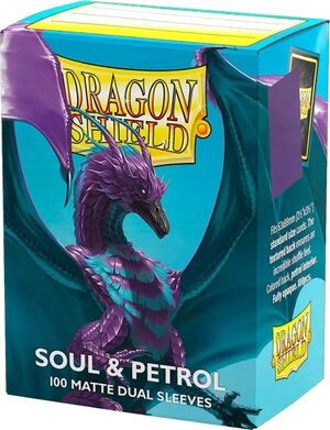DRAGON SHIELD FUNDAS STANDARD MATTE SOUL & PETROL (100 UNIDADES)