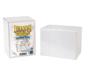 FUNDAS CARTAS DRAGON SHIELD GAMING BOX WHITE (100)                         