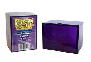 FUNDAS CARTAS DRAGON SHIELD GAMING BOX PURPLE (100)                        