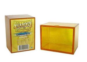 FUNDAS CARTAS DRAGON SHIELD GAMING BOX YELLOW (100)                        