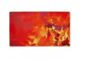 TAPETE DRAGON SHIELD MATTE ORANGE EDICION LIMITADA 61 X 35 CM              