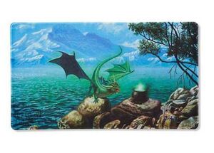 TAPETE DRAGON SHIELD MINT BAYAGA EDICION LIMITADA 61 X 35 CM               