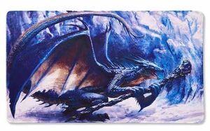 TAPETE DRAGON SHIELD ROYENNA SAPPHIRE EDICION LIMITADA 61 X 35 CM          