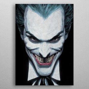 POSTER METALICO JOCKER DE ALEX ROSS 45 X 32 CM                             