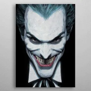 POSTER METALICO JOCKER DE ALEX ROSS 45 X 32 CM                             