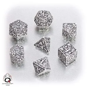 DADOS Q-WORKSHOP SET DE 7: FOREST 3D WHITE-BLACK