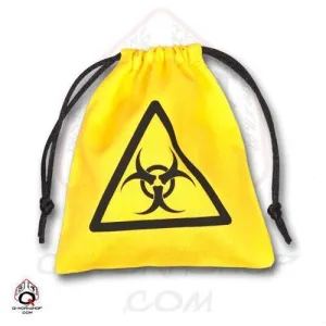 BOLSA DADOS Q-WORKSHOP YELLOW BIOHAZARD BAG