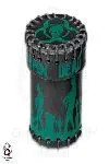 CUBILETE DADOS Q-WORKSHOP BLACK-GREEN ZOMBIE LEATHER CUP
