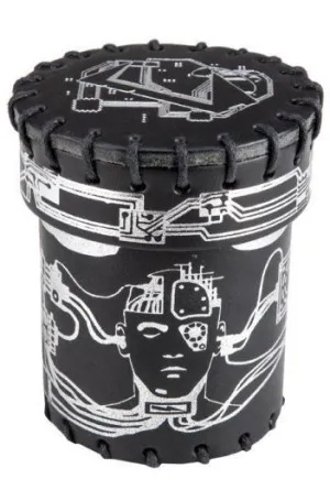 DADOS Q-WORKSHOP: CYBERPUNK LEATHER DICE CUP
