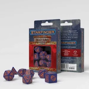 DADOS Q-WORKSHOP SET DE 7 STARFINDER DEAD SUNS
