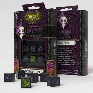 DADOS Q-WORKSHOP SET DE 6 D6 HORDES GRYMKIN