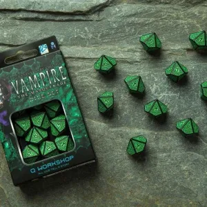DADOS Q-WORKSHOP SET DE 10D10: VAMPIRO LA MASCARADA