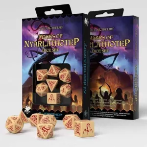 DADOS Q-WORKSHOP CALL OF CTHULHU MASKS OF NYARLATHOTEP