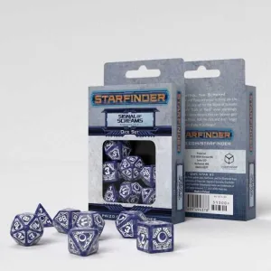 DADOS Q-WORKSHOP SET DE 7 STARFINDER SIGNAL OF SCREAMS