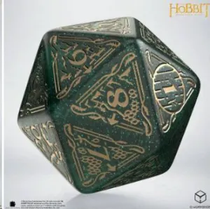 EL HOBBIT TCG DADO JUMBO D20 SPINDOWN VERDANT