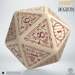 EL HOBBIT TCG DADO JUMBO D20 SPINDOWN TERRA