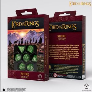 EL SEÑOR DE LOS ANILLOS SET DE DADOS LA COMARCA
