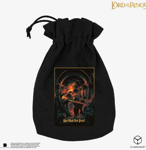 EL SEÑOR DE LOS ANILLOS SET DADOS BOLSA DE DADOS EL PUENTE DE KHAZAD-DUM