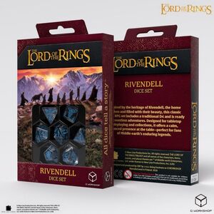 EL SEÑOR DE LOS ANILLOS SET DE DADOS RIVENDELL WATER