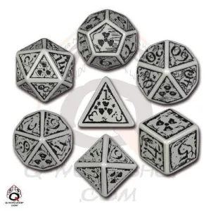 DADOS Q-WORKSHOP SET DE 7: NUKE GRAY-BLACK