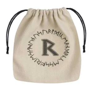 BOLSA DADOS Q-WORKSHOP RUNIC BEIS / NEGRO