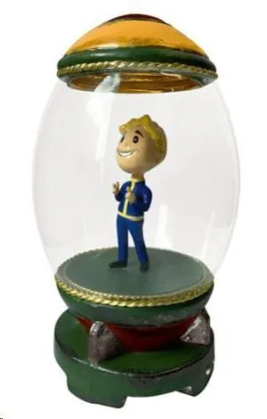 FALLOUT ESTATUA BLOWN GLASS ADORNMENT SERIES NUKE VAULT BOY 17 CM FALLOUT ESTATUA BLOWN GLASS ADORNMENT SERIES NUKE VAULT BOY 17 CM