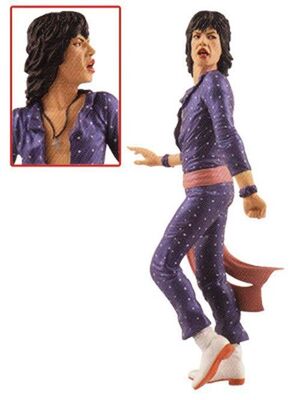 ROLLING STONES FIG 18CM MICK JAGGER 70S                                    