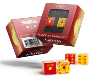 CATAN PACK DE DADOS D6 SHARP EDGE RESIN