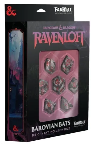 DUNGEONS & DRAGONS RAVENLOFT PACK DE DADOS INCLUSION BATS (7)